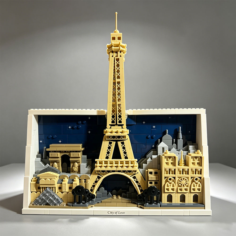 Lego Set City - 2026 NUEVO Love City—Paris Building Series,