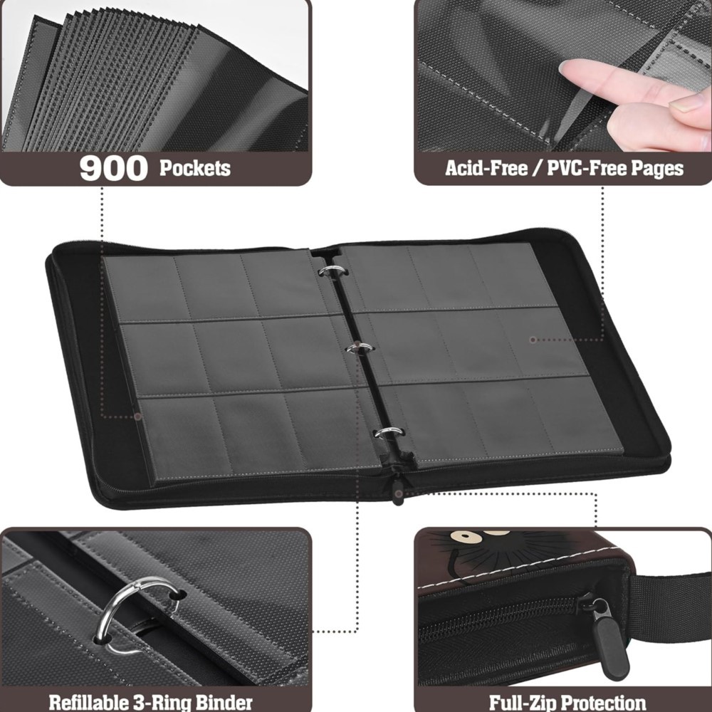 Álbum para Tarjetas con 900 Bo - Pokemon Binder Card reseña y precio